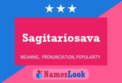 ملصق اسم Sagitariosava