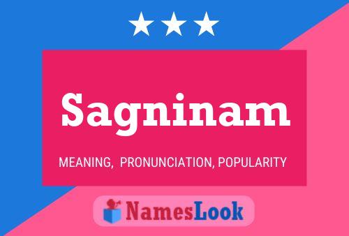 ملصق اسم Sagninam