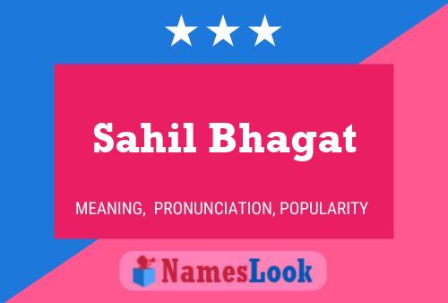 ملصق اسم Sahil Bhagat