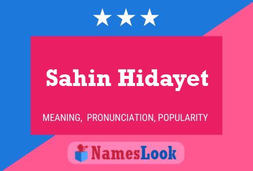 ملصق اسم Sahin Hidayet