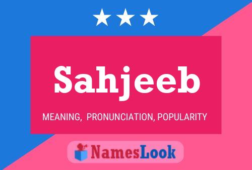 ملصق اسم Sahjeeb