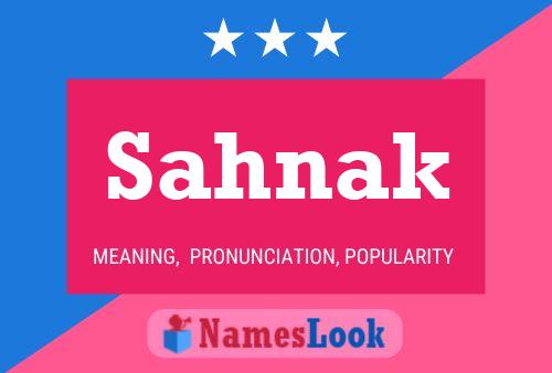 ملصق اسم Sahnak