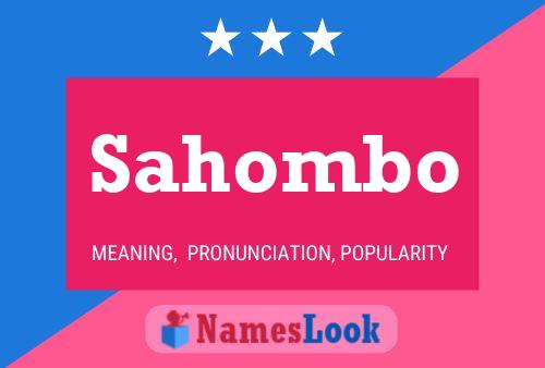 ملصق اسم Sahombo