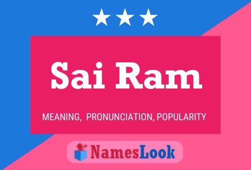 ملصق اسم Sai Ram