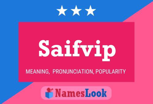 ملصق اسم Saifvip