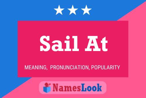 ملصق اسم Sail At