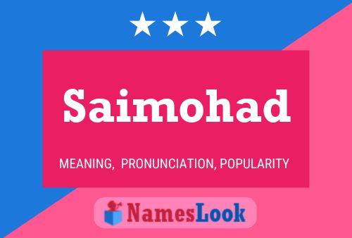 ملصق اسم Saimohad