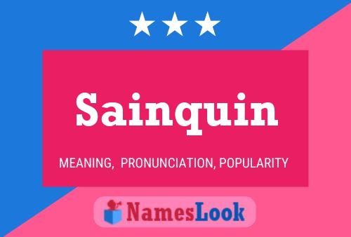 ملصق اسم Sainquin