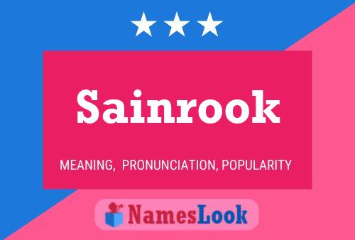 ملصق اسم Sainrook