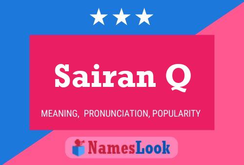 ملصق اسم Sairan Q