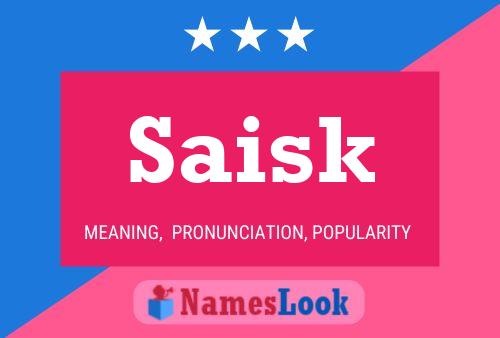 ملصق اسم Saisk