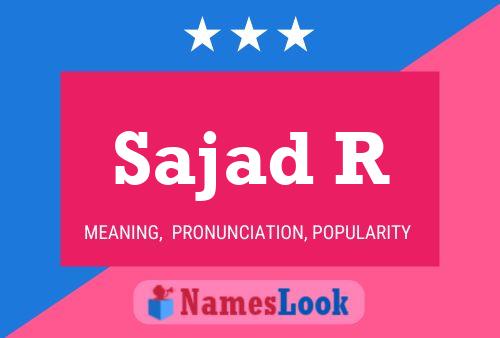 ملصق اسم Sajad R