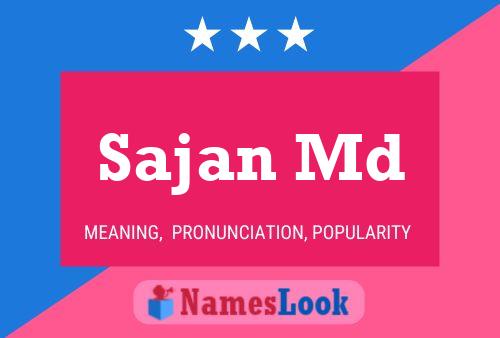 ملصق اسم Sajan Md