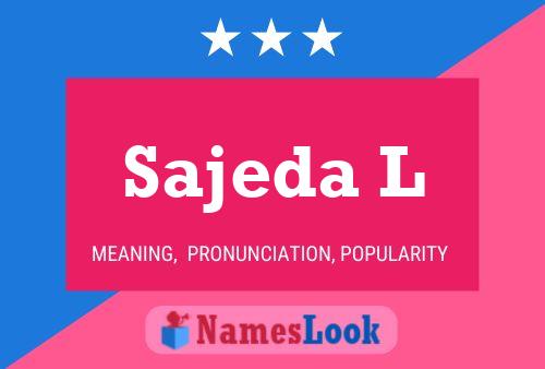 ملصق اسم Sajeda L