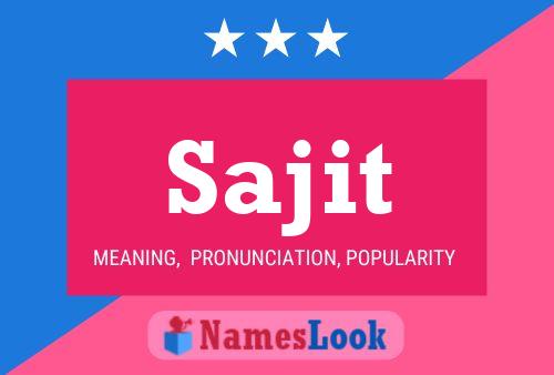 ملصق اسم Sajit