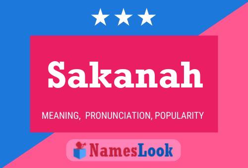 ملصق اسم Sakanah