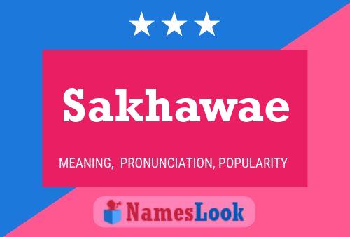 ملصق اسم Sakhawae