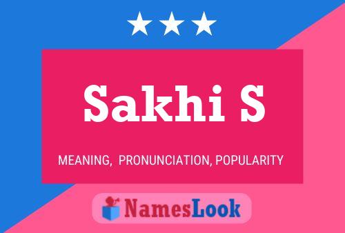 ملصق اسم Sakhi S