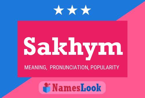 ملصق اسم Sakhym