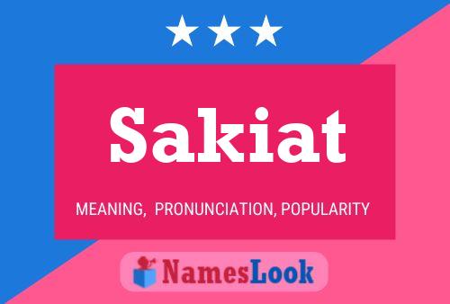 ملصق اسم Sakiat