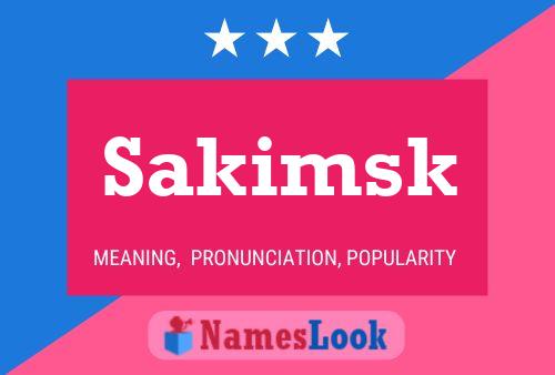 ملصق اسم Sakimsk