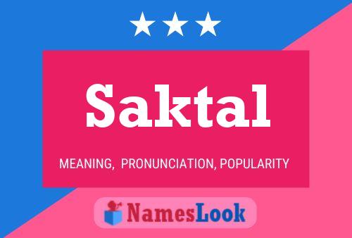 ملصق اسم Saktal