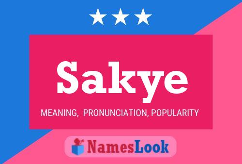 ملصق اسم Sakye