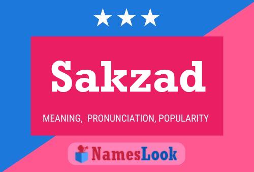 ملصق اسم Sakzad