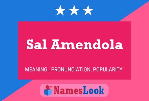 ملصق اسم Sal Amendola