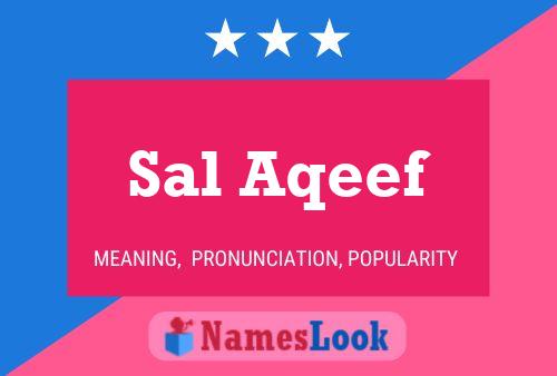 ملصق اسم Sal Aqeef