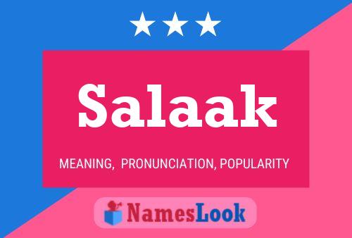 ملصق اسم Salaak