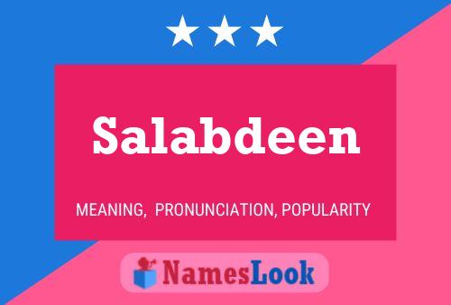 ملصق اسم Salabdeen