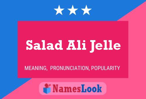 ملصق اسم Salad Ali Jelle