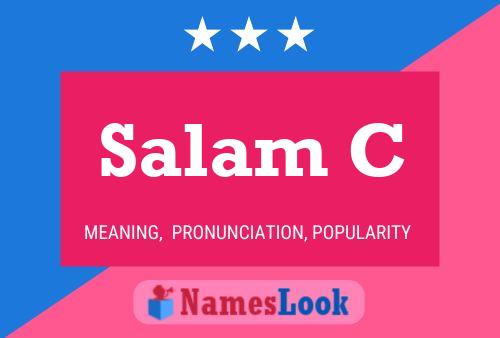 ملصق اسم Salam C