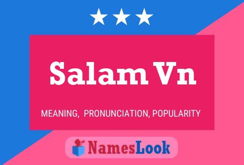 ملصق اسم Salam Vn