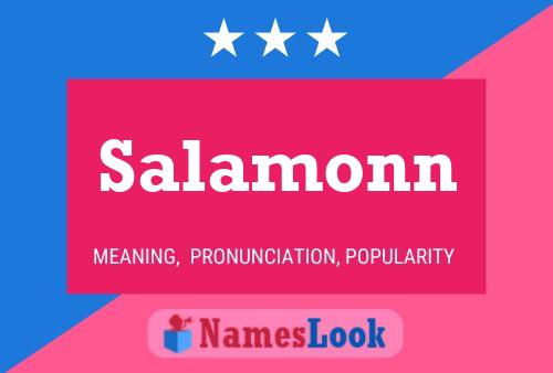 ملصق اسم Salamonn