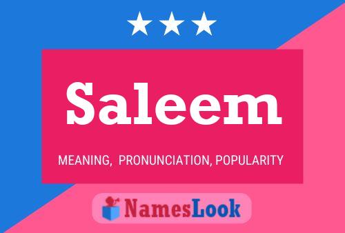 ملصق اسم Saleem