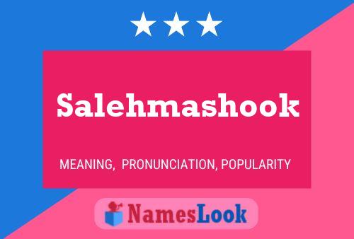 ملصق اسم Salehmashook