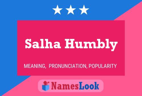 ملصق اسم Salha Humbly