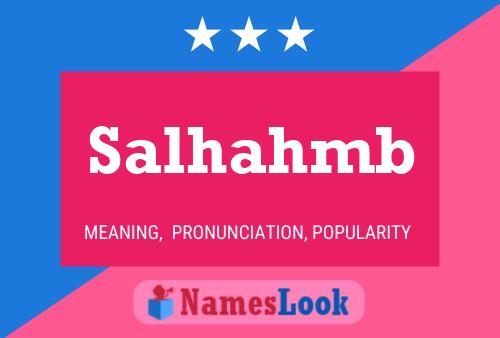 ملصق اسم Salhahmb