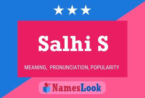 ملصق اسم Salhi S