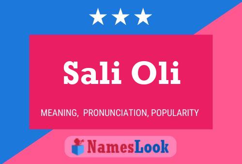 ملصق اسم Sali Oli