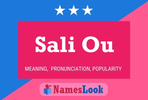 ملصق اسم Sali Ou