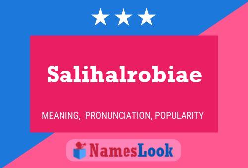 ملصق اسم Salihalrobiae