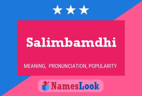 ملصق اسم Salimbamdhi