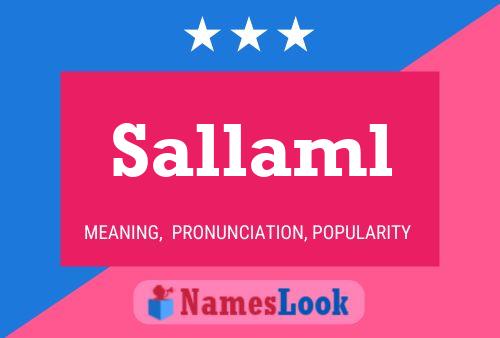 ملصق اسم Sallaml