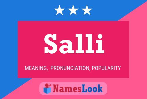 ملصق اسم Salli