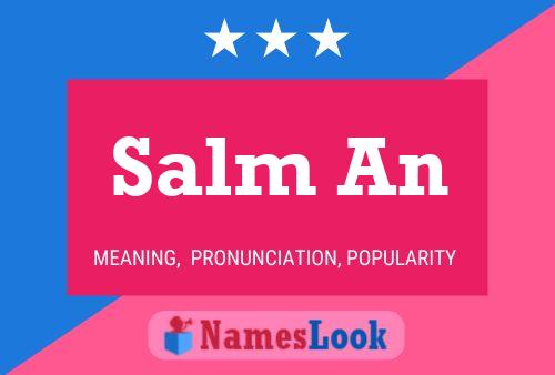 ملصق اسم Salm An