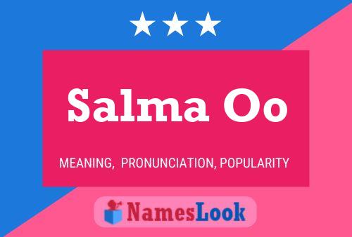 ملصق اسم Salma Oo