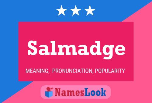 ملصق اسم Salmadge